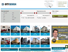 Tablet Screenshot of byty-beroun.com